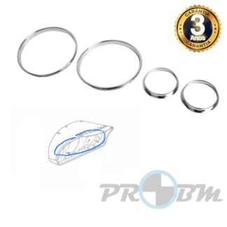 Kit Aros Cromados Quadrante BMW E38,E39,E53