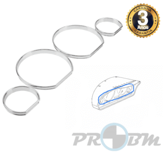 Kit Aros Cromados Quadrante BMW E46