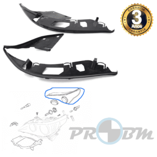Kit Borrachas Moldura Farois BMW E60,E61