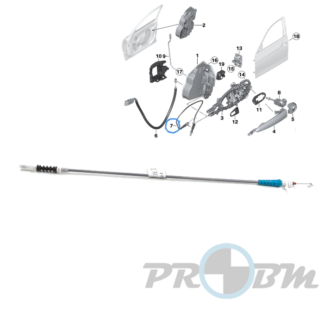 Cabo Puxador Exterior F30,F31,F80