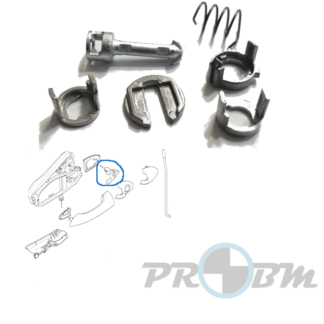 Kit Reparação Canhão Porta X3 E83, X5 E53