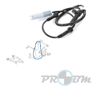 Sensor ABS Roda Trás E39 até 9/1998