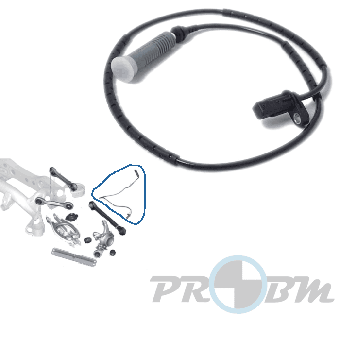 Sensor ABS Roda Trás E8x, E9x