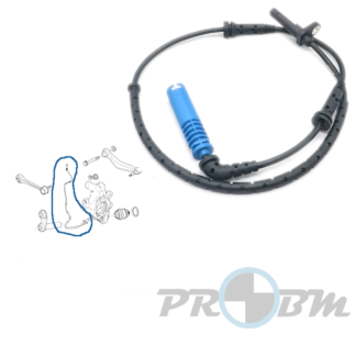 Sensor ABS Roda Trás E60,E63,E64
