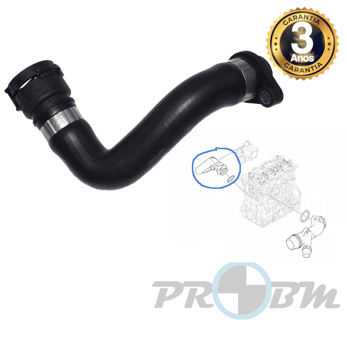 Tubo Refrigeraçao E8x,E46,E9x,E83