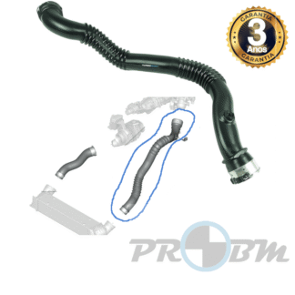 Tubo Intercooler Esquerdo S/Sensor BMW E82,E88,E9x,E83