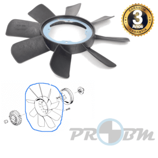 Ventoinha Radiador BMW E30,E28,E34