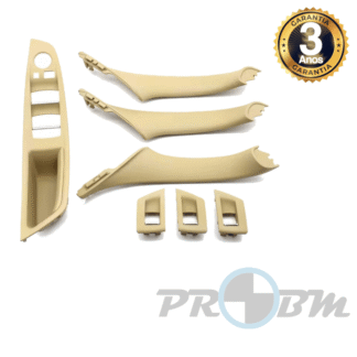Conjunto Pegas Puxador Interior c/rebatimento Electrico Espelhos BMW F10, F11 Beige