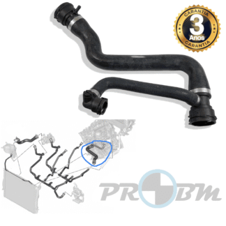 Tubo Superior Radiador BMW Motor N46